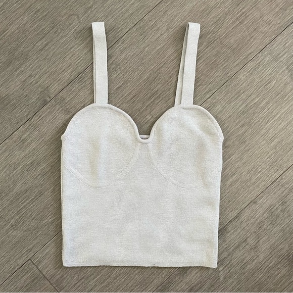 H&M bustier/corset crop top - Picture 1 of 3